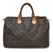 1円 ◆良品 LOUIS VUITTON ルイヴィトン ハンドバッグ スピーディ35 M41524 モノグラム キャンバス ブラウン◆E.Csrl.oR-09_画像3