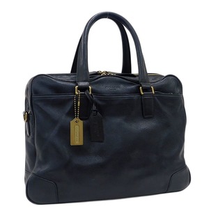 1円 ■ 極美品 コーチ ビジネスバッグ 70478 ブラック系 レザー ブリーカー 仕事 COACH ■E.Blel.zE-6