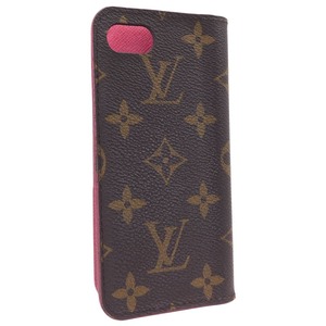 1円 ■ ルイヴィトン iPhoneケース ブラウン系 キャンバス モノグラム お洒落 LOUIS VUITTON ■E.Bssl.tI-12