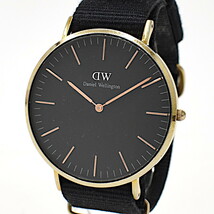 1円 ◆正規品 美品 Daniel Wellington ダニエルウェリントン 腕時計 B10R14 レディース クオーツ ブラック文字盤◆E.Bss.s1-22_画像2