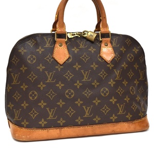 1円 ◇ 美品 LOUIS VUITTON ルイヴィトン ハンドバッグ アルマ M51130 モノグラム キャンバス◇Cip