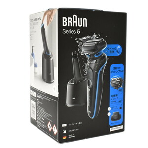 1円 ▼未使用 未開封品 BRAUN ブラウン 充電式シェーバー シリーズ５ 51-B7200cc-v ブルー▼E.Bee.s1-13