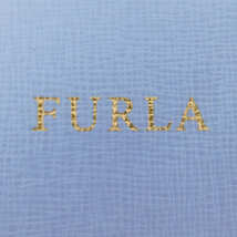 1円 ■ 美品 フルラ ハンドバッグ ライトブルー系 レザー 手提げ 普段使い おでかけ FURLA ■E.Bie.An-14_画像9