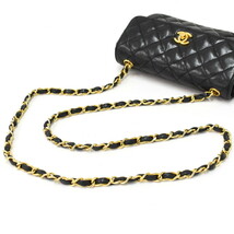 1円 ◎美品 CHANEL シャネル チェーンショルダーバッグ ミニマトラッセ ココマーク レザー ブラック◎K.Dsm.oR-11_画像7