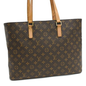 1円 ◆定価16万 良品 LOUIS VUITTON ルイヴィトン トート ショルダーバッグ ルコ M51155 モノグラム ブラウン◆E.Csuo.hP-22