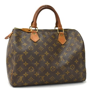 1円 ◆良品 LOUIS VUITTON ルイヴィトン ハンドバッグ スピーディ30 M41526 モノグラム キャンバス ブラウン◆E.Csrs.oR-13