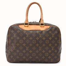 1円 ◆定価20万 美品 LOUIS VUITTON ルイヴィトン ハンドバッグ ドーヴィル M47270 モノグラム ブラウン◆E.Csom.oR-13_画像3