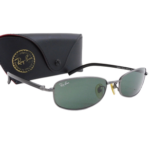 1円 ■ 極美品 レイバン サングラス ブラック系 プラスチック×合金 UVカット RB3231 004 71 Ray Ban ■E.Biue.hP-05