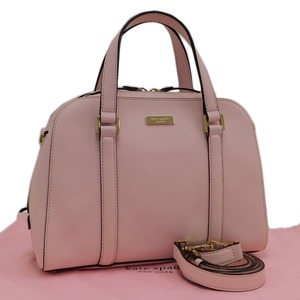 1 иен # превосходный товар Kate Spade 2way сумка розовый серия PVC кожа обычно используя выход kate spade #E.Bmi.An-18