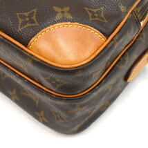 1円 ◆良品 LOUIS VUITTON ルイヴィトン ショルダーバッグ ナイル M45244 モノグラム キャンバス ブラウン◆E.Csui.tI-06_画像6