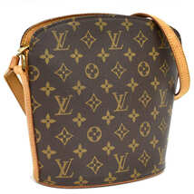 1円 ◎定価12万 美品 LOUIS VUITTON ルイヴィトン ショルダーバッグ ドルーオ M51290 モノグラム ブラウン◎E.Clsg.oR-29_画像1