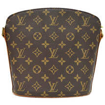 1円 ◎定価12万 美品 LOUIS VUITTON ルイヴィトン ショルダーバッグ ドルーオ M51290 モノグラム ブラウン◎E.Clsg.oR-29_画像3