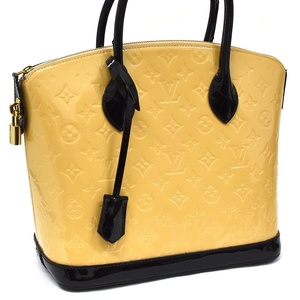 1円 ◇ 極美品 LOUIS VUITTON ルイヴィトン ハンドバッグ ロックイットPM M90251 ヴェルニ デュンヌ パテント◇M.Clm.s4-38