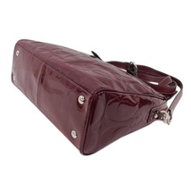 1円 ■ 極美品 コーチ 2wayバッグ F16173 ボルドー系 エナメル ラージシグネチャー お出かけ COACH ■E.Aer.tI-27_画像6