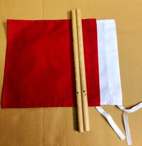  новый товар kendo соревнование судья флаг . белый 2 шт 1 комплект 