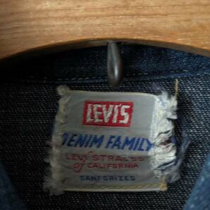 50s levis リーバイス デニムファミリー デニムウエスタンシャツ 検 ショートホーン 506xx 極上の画像2