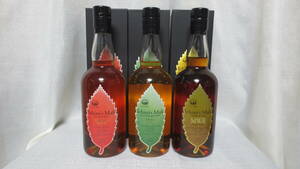 ◆３本セット◆　イチローズモルト＜各700ml＞化粧箱付き　Ichiro's Malt Wine Wood Reserve, Double Distilleries, Mizunara Wood Reserve