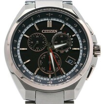 Citizen シチズン アテッサ エコドライブ クロノ ラクビー日本代表モデル 稼働品_画像1