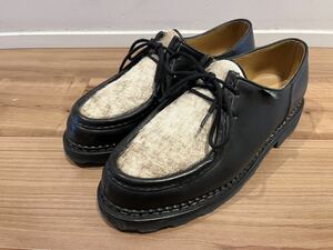 美品 Paraboot MICHAEL パラブーツ ミカエル フォック　42 1/2 pony ポニー 黒　箱あり