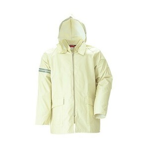 Flash coat 雨具 合羽 ブルー Ｍ フラッシュコート 国産 ゴム引 セパレート 反射テープ付 富士ビニール 通勤 通学 自転車 バイクの画像3