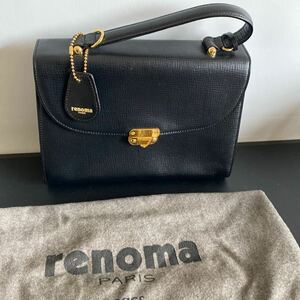 h103 レノマ renoma ハンドバッグ ブラック 