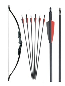 ☆セール★最新型 左右両用 アーチェリー 矢６本セット archery アロー arrow ボウ 弓 矢 左利き 右利き