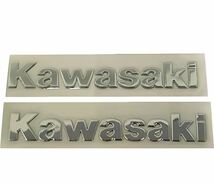 カワサキ　エンブレム　Kawasaki KAWASAKI タンクロゴ　タンク　アクセサリー　バイク　アイテム_画像1