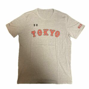 読売ジャイアンツ 会場配布 Tシャツ グレー フリーサイズ 東京 巨人 アンダーアーマー