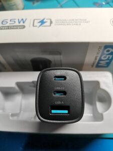 窒化ガリウムUSB急速充電器 65W GaN USB-C