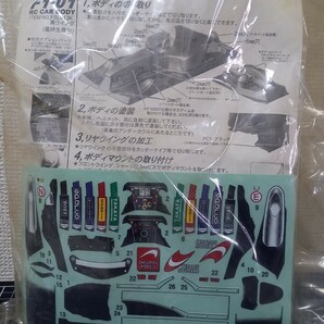 ラジコン 希少 ボディ シェブロンモデルズ FSL013 タミヤF1 F103RS/RX F102 対応 未開封 クリアボディ CHEVRON MODELS シェブロンの画像5