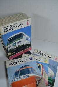 当時物　鉄道ファン　1981年　1月～12月　まとめて12冊セット