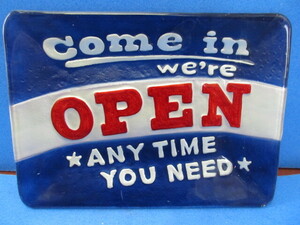  pop deco ga last Ray OPEN signboard manner USA miscellaneous goods America import miscellaneous goods 