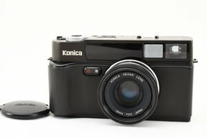 ◆外観美品◆ コニカ Konica ヘキサー HEXAR 35mm F2.0 ブラック コンパクト フィルムカメラ #3977