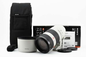 ◆並品◆ ソニー SONY FE 100-400mm F4.5-5.6 GM OSS SEL100400GM Eマウント ミラーレス一眼用 超望遠 ズームレンズ #3948