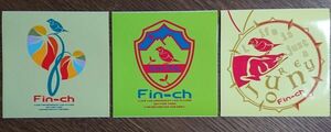 Fin-ch(フィンチ) 3Mエアフリーステッカー3種セット(未使用品) 送料無料