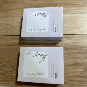 【箱傷み】 BIOR organics エアレスクッション 美容液ファンデーション リフィル&パフ ナチュラル (標準色) 15g ≪メール追跡便対応≫