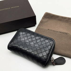 【良品】BOTTEGA VENETA ボッテガヴェネタ★コインケース コインパース 小銭入れ ブラック ★の画像1