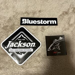 Jackson &ブルーストーム&アピア　非売品ステッカー　キープキャスト2024 フィッシングショー大阪　新潟フィッシングショー