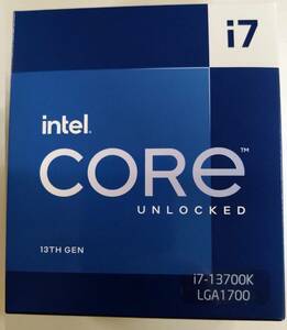 [ free shipping / new goods unopened ] Intel inter core i7 - 13700K