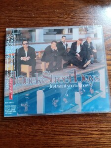 backStreetboys/ジャスト・ウォント・ユー・トゥ・ノウ/ バックストリート・ボーイズBVCQ-29607新品未開封送料込み