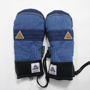 中古 2020年頃 eb's MITT/ミトングローブ メンズMサイズ スノーボードグローブ エビス