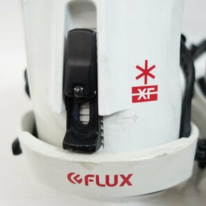 中古 17/18 FLUX XF Mサイズ スノーボードビンディング ホワイト フラックス エックスエフ バインディングの画像6