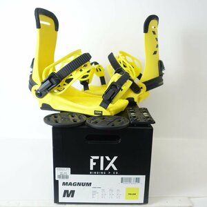 中古 キレイ 21/22 FIX MAGNUM Mサイズ スノーボードビンディング フィックス マグナム バインディング