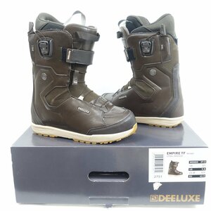 中古 19/20 DEELUXE EMPIRE メンズ27.5cm TF スノーボードブーツ ディーラックス エンパイア サーモインナー