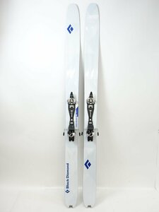 中古 軽量フリーライド 13/14 Black Diamond CARBON MEGAWATT 188cm DYNAFIT ビンディング付スキー ブラックダイヤモンド