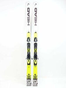 中古 リペア跡あり レーシング 17/18 HEAD WORLDCUP REBELS i.GSR 170cm ビンディング付きスキー ヘッド ワールドカップ