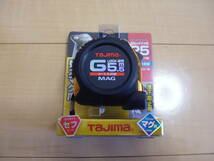 新品 即決 タジマ Tajima 5,500円 スケール メジャー セフコンベ メートル目盛 SFGLM25-55BL ロック 25mm幅5.5m_画像1