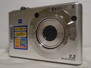 デジカメ SONY Cyber-shot DSC-W35 シルバー (7.2メガ) 4884