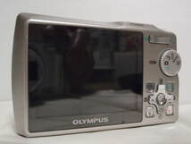 ジャンク 生活防水 デジカメ OLYMPUS μ710 プラチナシルバー (7.1メガ) _画像6