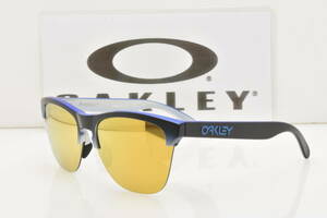 * новый товар * стандартный импортные товары!OAKLEY Oacley OO9374 1763 Frogsking Lite лягушка s gold свет черный fe-do серебряный 24K Iridium *